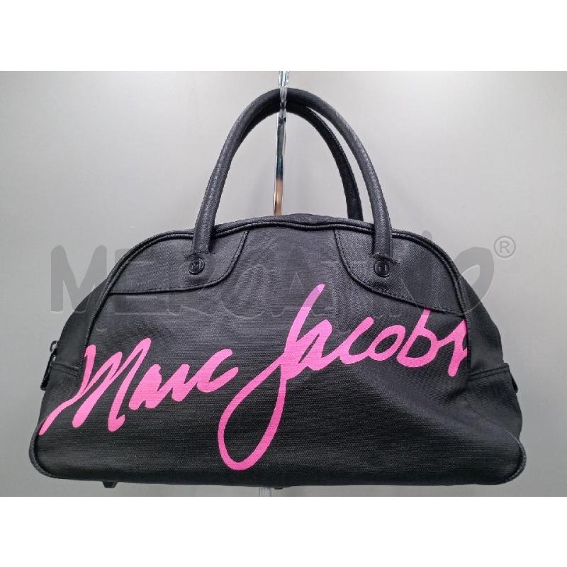 BORSA DONNA MARC JACOB NERA SCRITTA ROSA | Mercatino dell'Usato Moncalieri bengasi 3