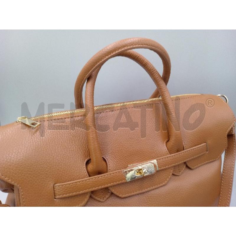 BORSA DONNA MARRONE PELLE | Mercatino dell'Usato Moncalieri bengasi 3