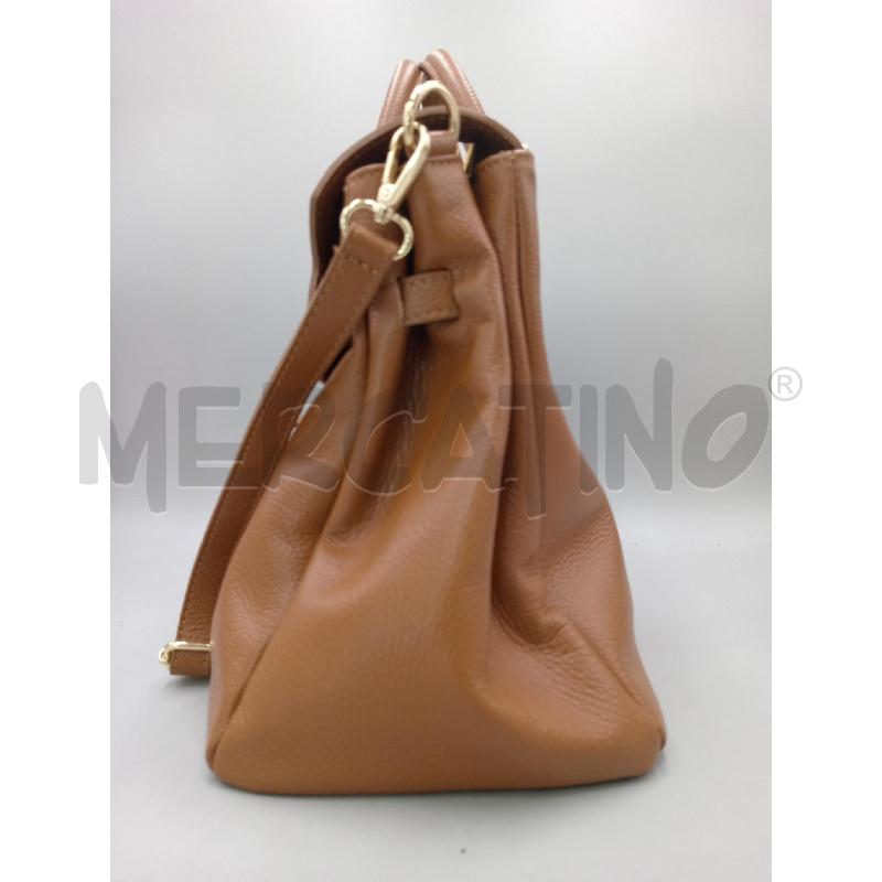 BORSA DONNA MARRONE PELLE | Mercatino dell'Usato Moncalieri bengasi 5