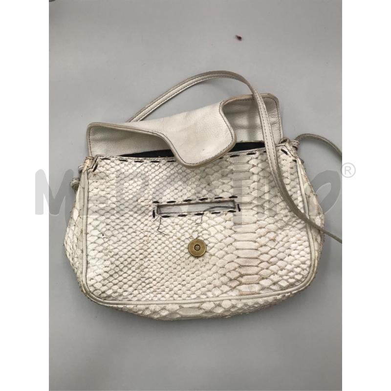 BORSA DONNA MIA LUIS BIANCA PELLE TRACOLLA | Mercatino dell'Usato Moncalieri bengasi 5