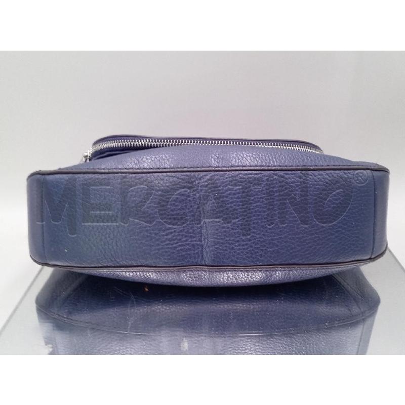 BORSA DONNA MICHAEL KORS BLU PELLE CON CATENA ACCIAIO | Mercatino dell'Usato Moncalieri bengasi 3
