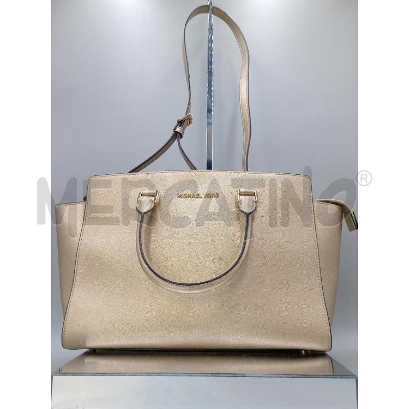 BORSA DONNA MICHAEL KORS DORATA | Mercatino dell'Usato Moncalieri bengasi 3