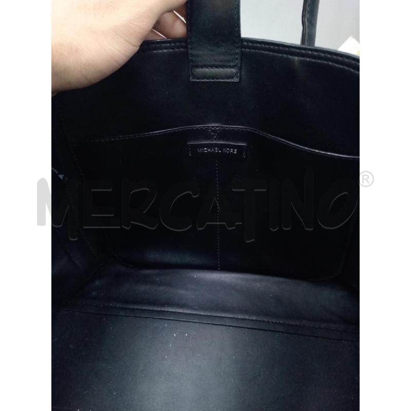 BORSA DONNA MICHAEL KORS NERA SHOPPER GRANDE | Mercatino dell'Usato Moncalieri bengasi 5