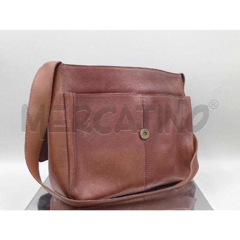 BORSA DONNA MONTINI PELLE MARRONE TRACOLLA | Mercatino dell'Usato Moncalieri bengasi 3