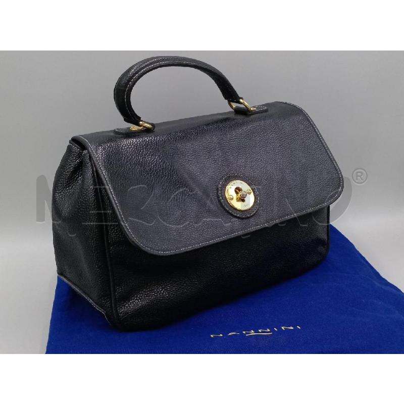 BORSA DONNA NANNINI NERA A MANO | Mercatino dell'Usato Moncalieri bengasi 1