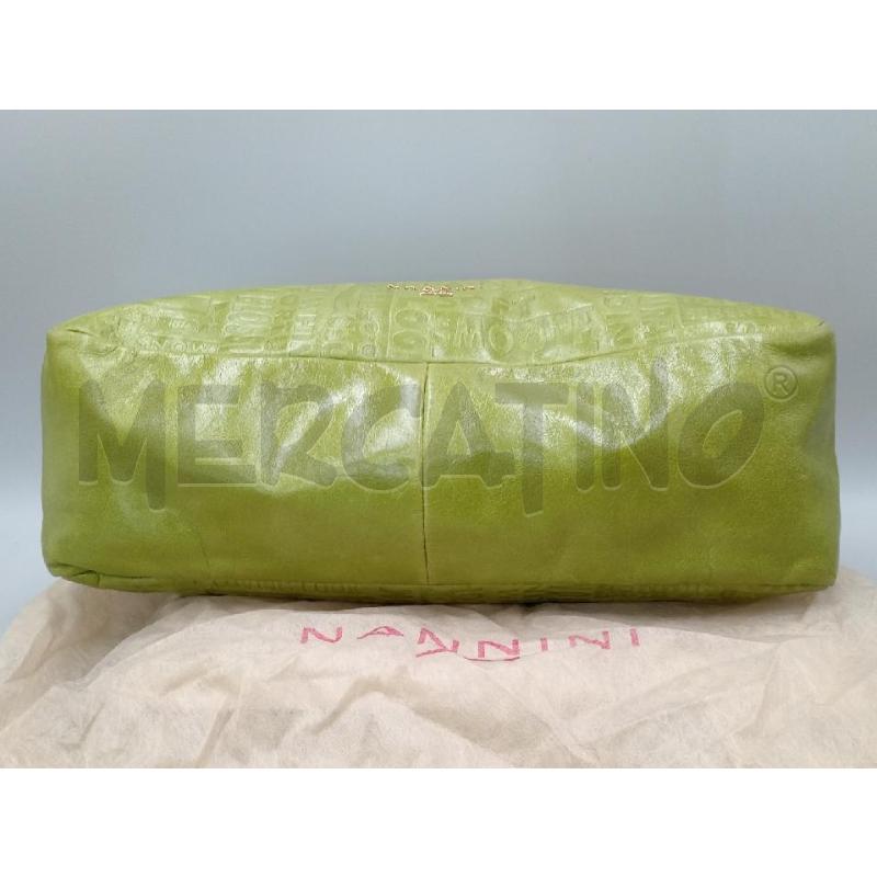 BORSA DONNA NANNINI VERDE A SPALLA | Mercatino dell'Usato Moncalieri bengasi 4
