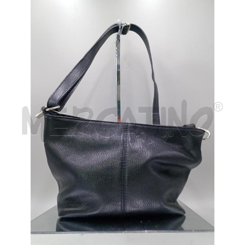 BORSA DONNA NERA PELLE TRACOLLA | Mercatino dell'Usato Moncalieri bengasi 2