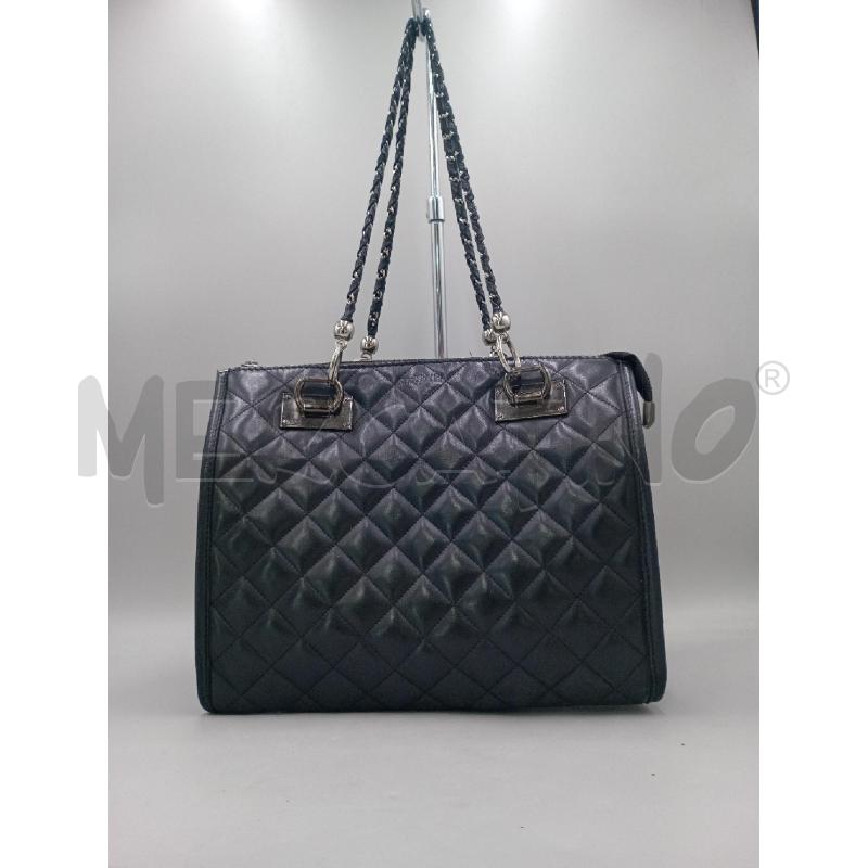 BORSA DONNA NERO GIARDINI NERA CON MANICO CATENELLA | Mercatino dell'Usato Moncalieri bengasi 1
