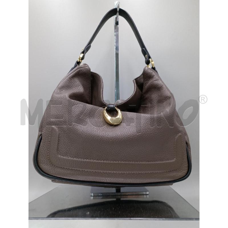 BORSA DONNA NICOLI PELLE MARRONE | Mercatino dell'Usato Moncalieri bengasi 1