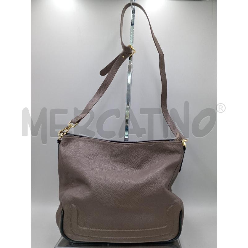 BORSA DONNA NICOLI PELLE MARRONE | Mercatino dell'Usato Moncalieri bengasi 2