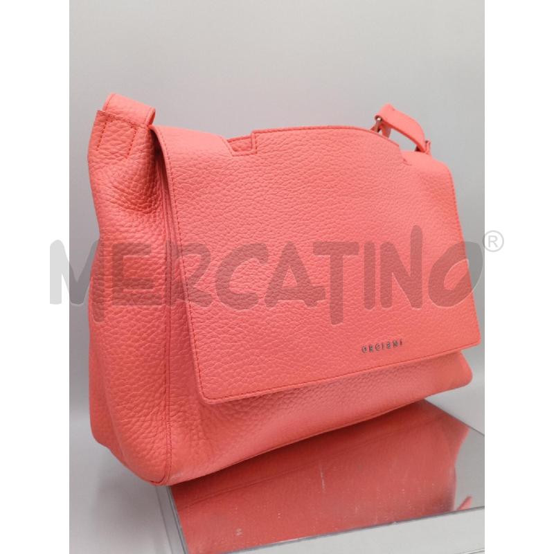 BORSA DONNA ORCIANI COLOR PESCA | Mercatino dell'Usato Moncalieri bengasi 1
