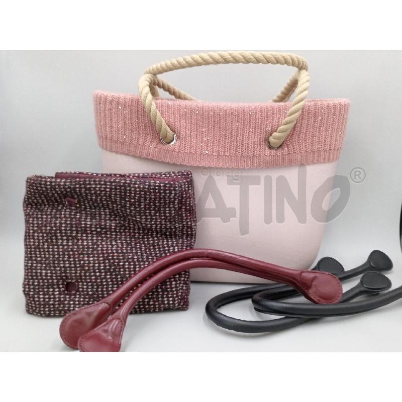 BORSA DONNA O BAG ROSA CON ACCESSORI | Mercatino dell'Usato Moncalieri bengasi 1