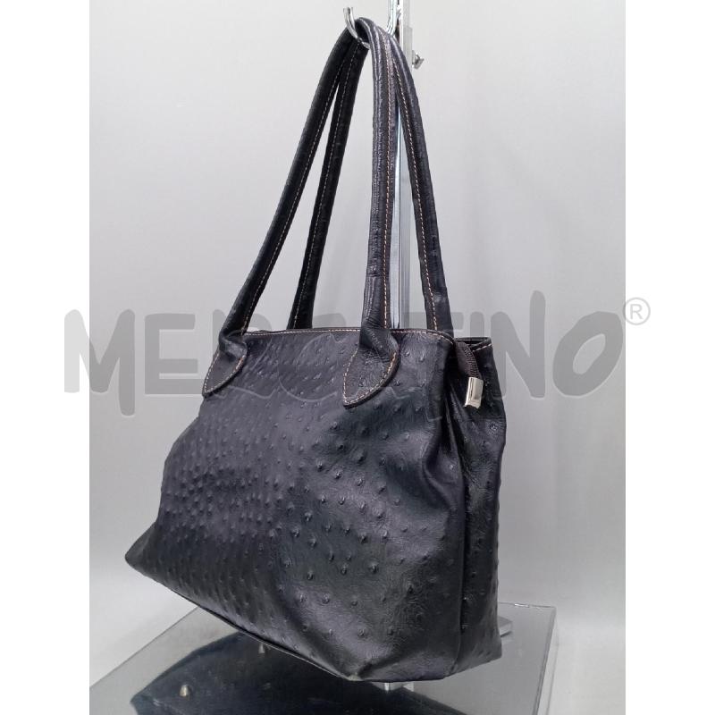 BORSA DONNA PELLE NERA | Mercatino dell'Usato Moncalieri bengasi 2