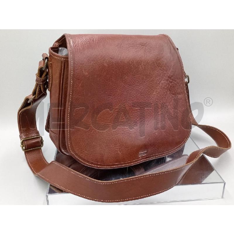 BORSA DONNA POSTINA PELLE MARRONE | Mercatino dell'Usato Moncalieri bengasi 1