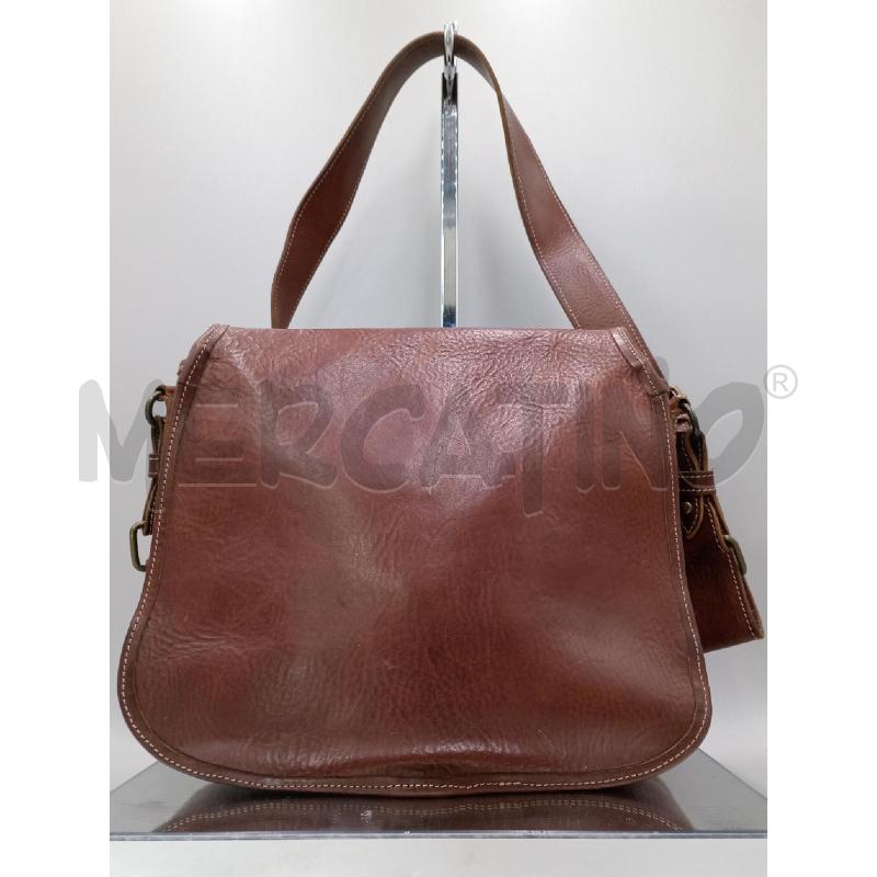 BORSA DONNA POSTINA PELLE MARRONE | Mercatino dell'Usato Moncalieri bengasi 2