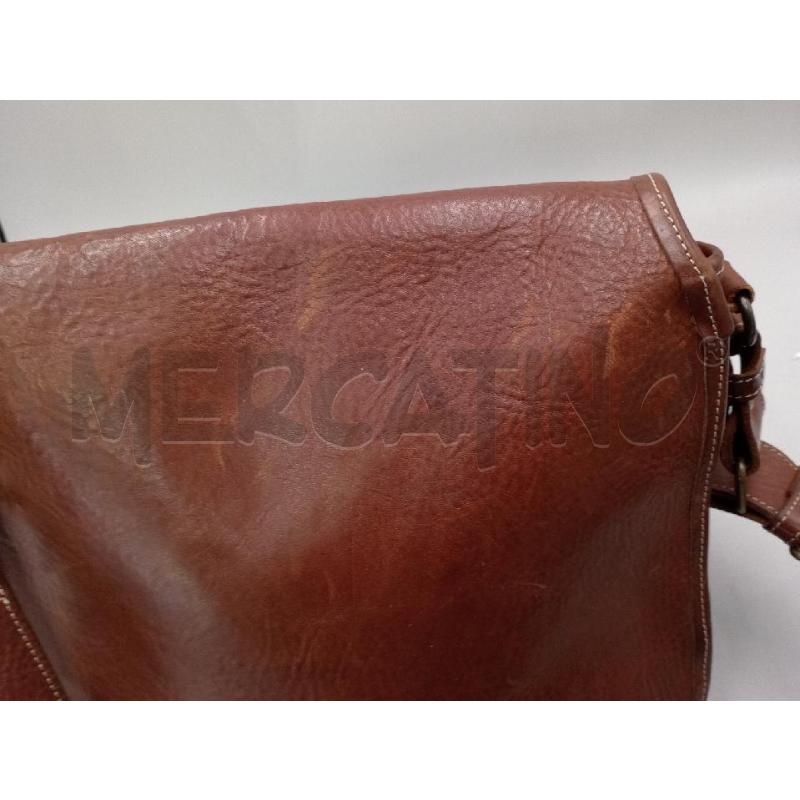 BORSA DONNA POSTINA PELLE MARRONE | Mercatino dell'Usato Moncalieri bengasi 4