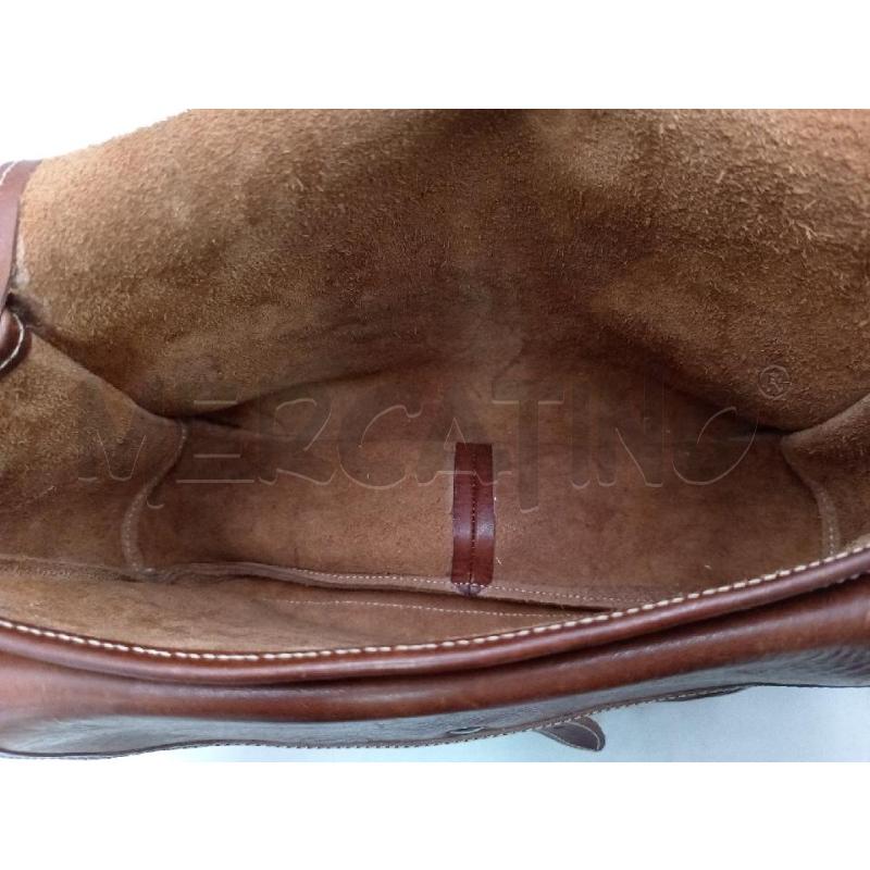 BORSA DONNA POSTINA PELLE MARRONE | Mercatino dell'Usato Moncalieri bengasi 5