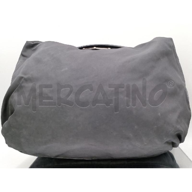 BORSA DONNA PRADA NERA TELA MANICO PELLE DA RIPULIRE | Mercatino dell'Usato Moncalieri bengasi 3