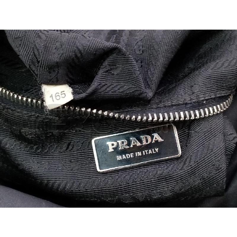 BORSA DONNA PRADA NERA TELA MANICO PELLE DA RIPULIRE | Mercatino dell'Usato Moncalieri bengasi 5