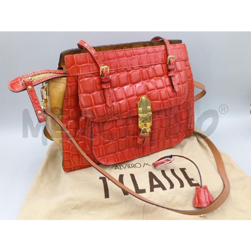 BORSA DONNA PRIMA CLASSE ROSSA PELLE  | Mercatino dell'Usato Moncalieri bengasi 1