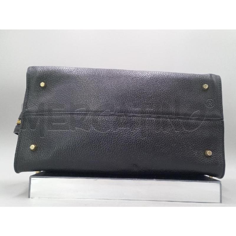 BORSA DONNA ROBERTO CAVALLI NERA LOGO DORATO CON TRACOLLA | Mercatino dell'Usato Moncalieri bengasi 3