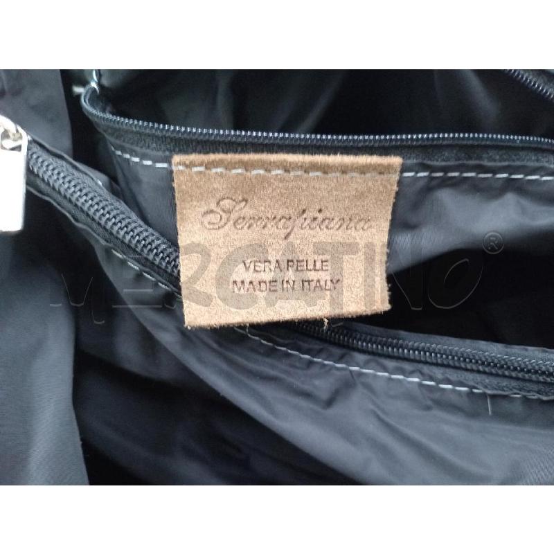 BORSA DONNA SERRAPIANA MARRONE SCAMOSCIATA | Mercatino dell'Usato Moncalieri bengasi 5