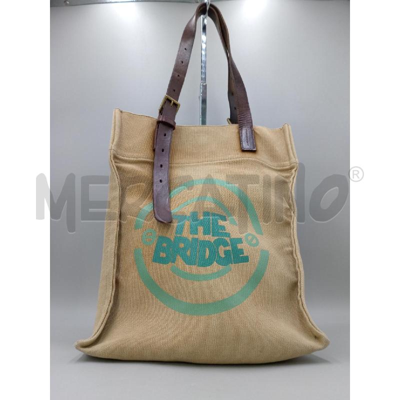 BORSA DONNA THE BRIDGE PELLE STOFFA | Mercatino dell'Usato Moncalieri bengasi 1