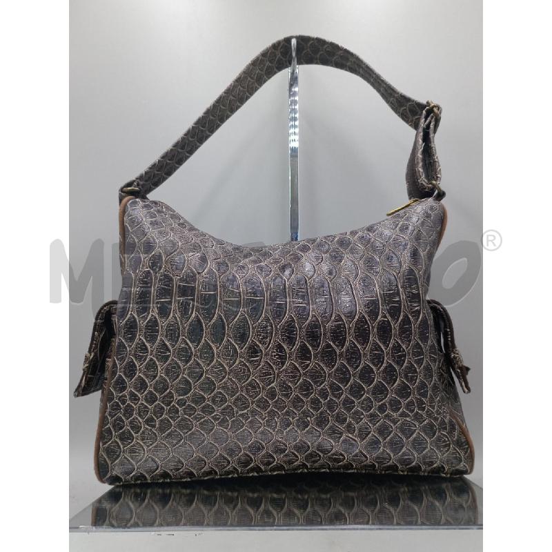 BORSA DONNA THE CROCODILE MARRONE SPALLA | Mercatino dell'Usato Moncalieri bengasi 2