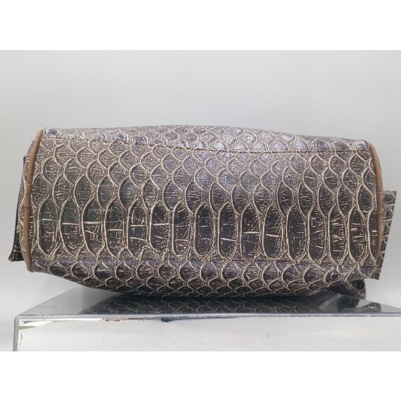 BORSA DONNA THE CROCODILE MARRONE SPALLA | Mercatino dell'Usato Moncalieri bengasi 4