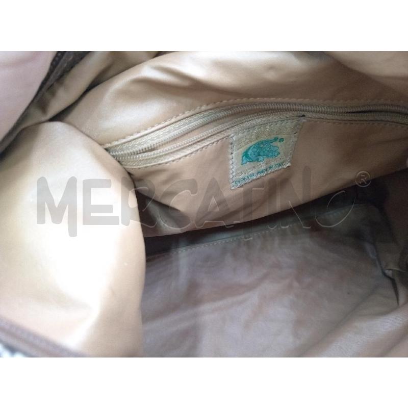 BORSA DONNA THE CROCODILE MARRONE SPALLA | Mercatino dell'Usato Moncalieri bengasi 5