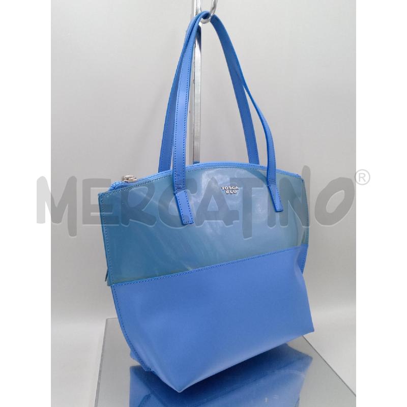 BORSA DONNA TOSCA BLU AZZURRO | Mercatino dell'Usato Moncalieri bengasi 1