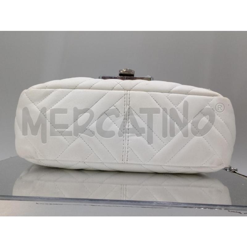 BORSA DONNA TRACOLLA BIANCA MICHAEL KORS CHIUSURA RIGATA | Mercatino dell'Usato Moncalieri bengasi 4