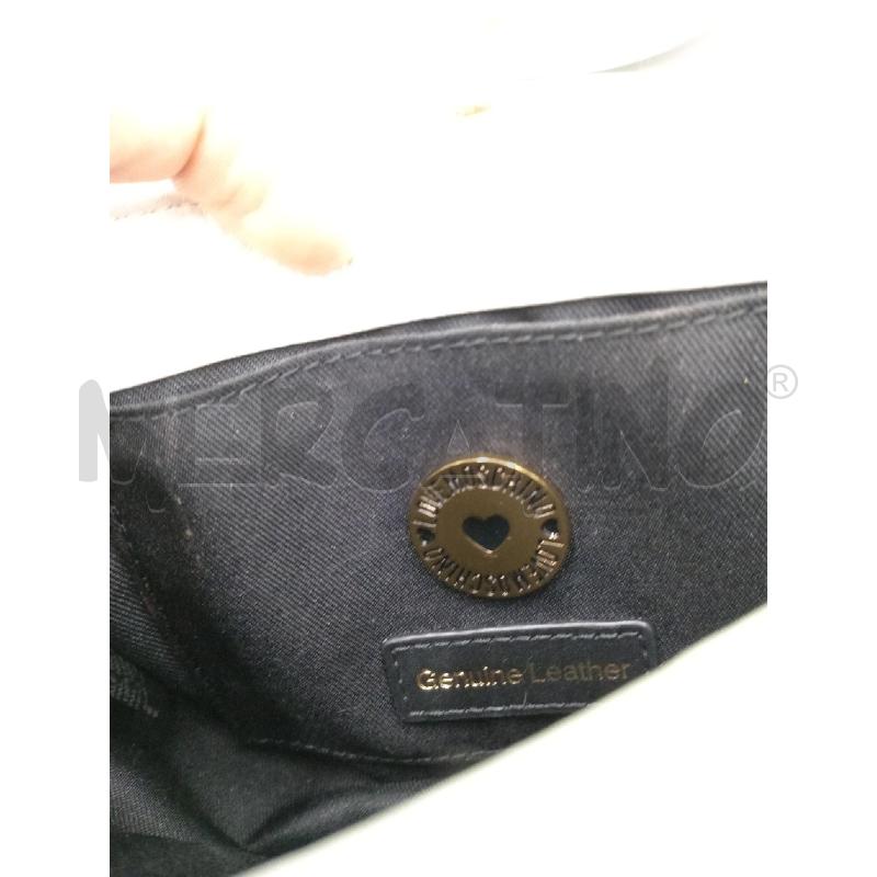 BORSA DONNA TRACOLLA MOSCHINO BIANCA LOGO DORATO | Mercatino dell'Usato Moncalieri bengasi 5