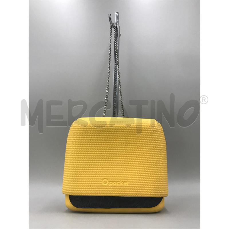 BORSA DONNA TRACOLLA O BAG GIALLA CON DOPPIA CHIUSURA | Mercatino dell'Usato Moncalieri bengasi 1
