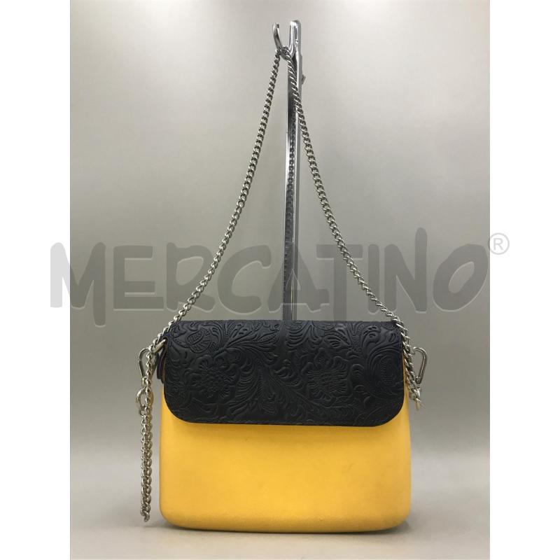 BORSA DONNA TRACOLLA O BAG GIALLA CON DOPPIA CHIUSURA | Mercatino dell'Usato Moncalieri bengasi 3