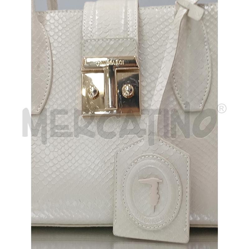 BORSA DONNA TRUSSARDI TOTE  BEIGE | Mercatino dell'Usato Moncalieri bengasi 4