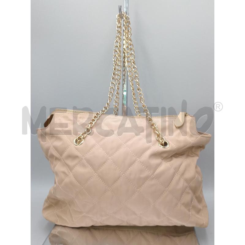 BORSA DONNA TWIN SET BEIGE TRAPUNTATA | Mercatino dell'Usato Moncalieri bengasi 2