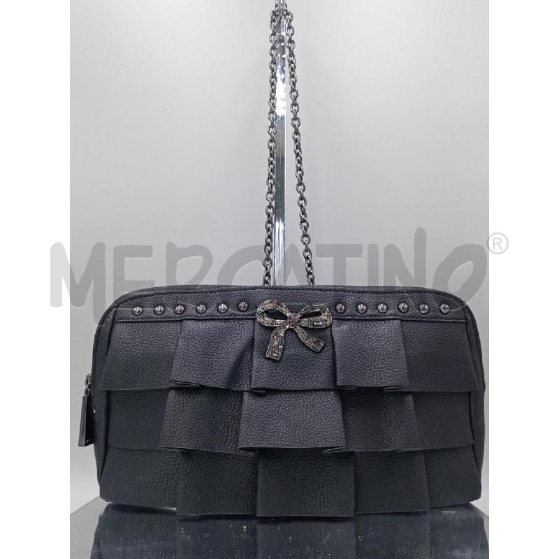BORSA DONNA TWIN SET NERA BALZE CON FIOCCO | Mercatino dell'Usato Moncalieri bengasi 1