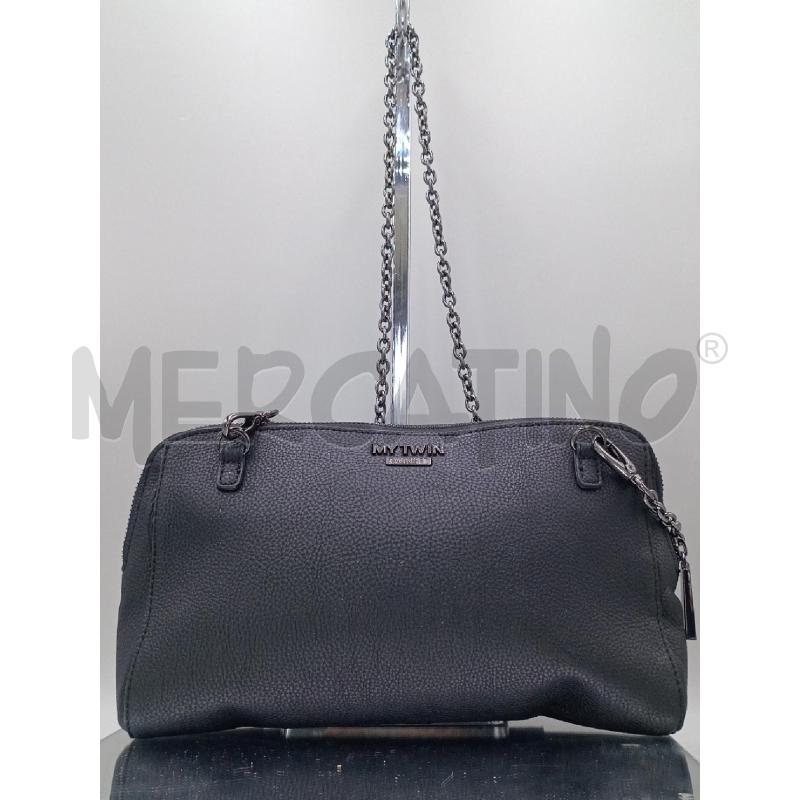 BORSA DONNA TWIN SET NERA BALZE CON FIOCCO | Mercatino dell'Usato Moncalieri bengasi 2