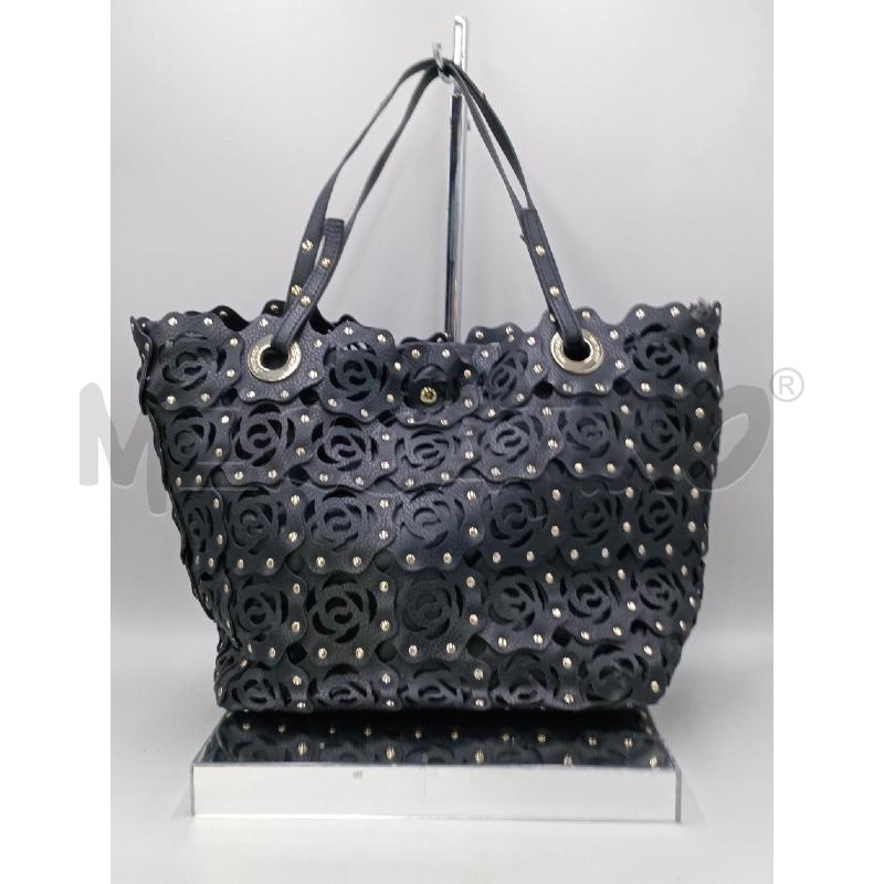 BORSA DONNA TWIN SET NERA TRAFORATA | Mercatino dell'Usato Moncalieri bengasi 1