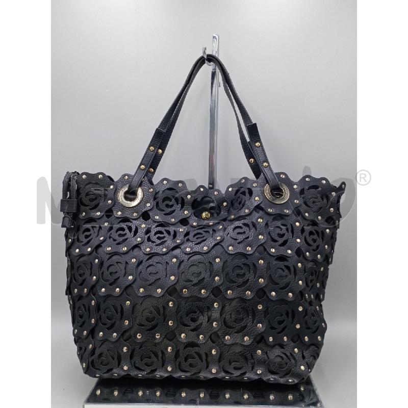 BORSA DONNA TWIN SET NERA TRAFORATA | Mercatino dell'Usato Moncalieri bengasi 2