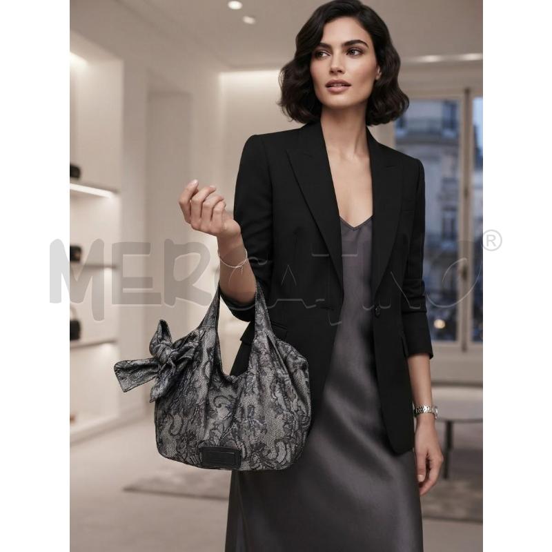 BORSA DONNA VALENTINO GARAV1NO PIZZO GRIGIA | Mercatino dell'Usato Moncalieri bengasi 1