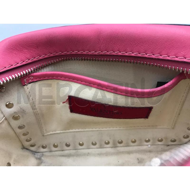 BORSA DONNA VALENTINO GARAVANI ROCKSTUD ROSA TRACOLLA | Mercatino dell'Usato Moncalieri bengasi 5