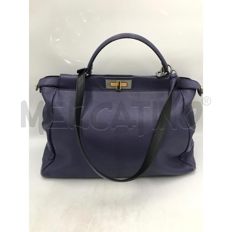 BORSA DONNA VIOLA FENDI PEEKABOO | Mercatino dell'Usato Moncalieri bengasi 1