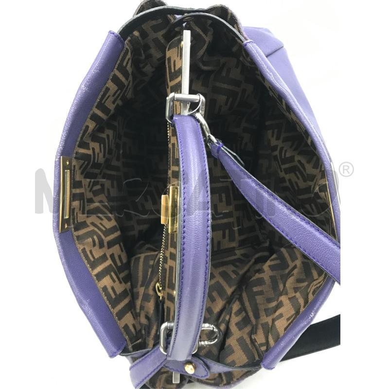 BORSA DONNA VIOLA FENDI PEEKABOO | Mercatino dell'Usato Moncalieri bengasi 3