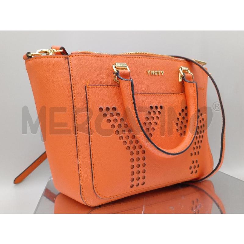 BORSA DONNA Y NOT ARANCIO A MANO E TRACOLLA | Mercatino dell'Usato Moncalieri bengasi 1