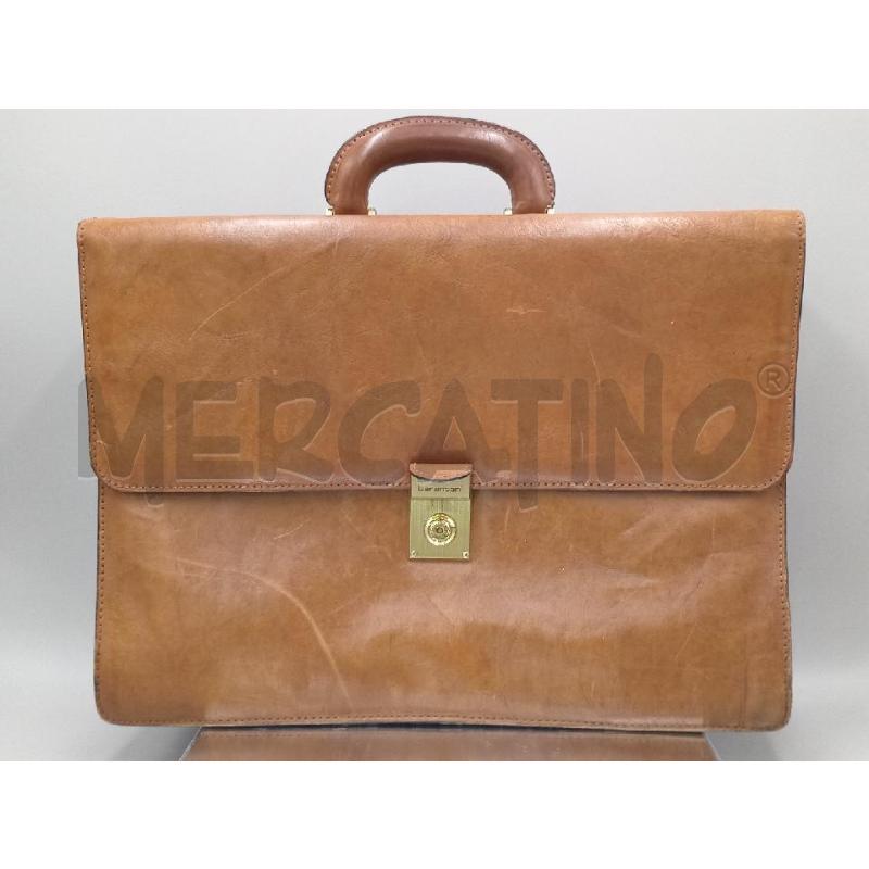 BORSA PELLE BARANTANI MARRONE | Mercatino dell'Usato Moncalieri bengasi 1