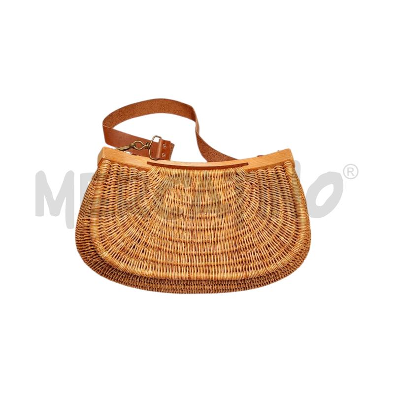 BORSA PER PESCATORE VIMINI C/CHIUSURA PEZZO LEGNO | Mercatino dell'Usato Moncalieri bengasi 3