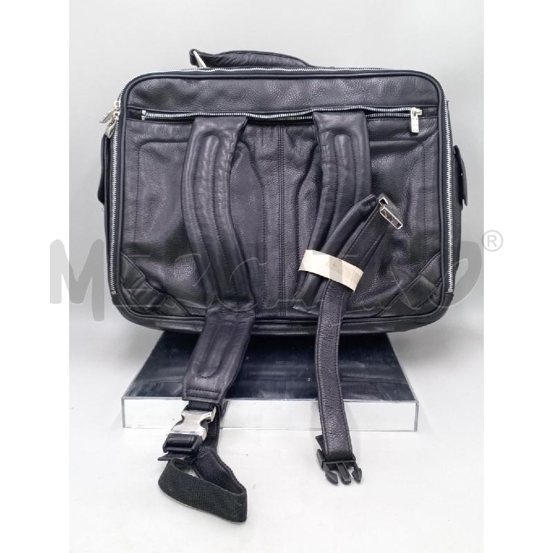 BORSA PIQUADRO NERA PELLE | Mercatino dell'Usato Moncalieri bengasi 4