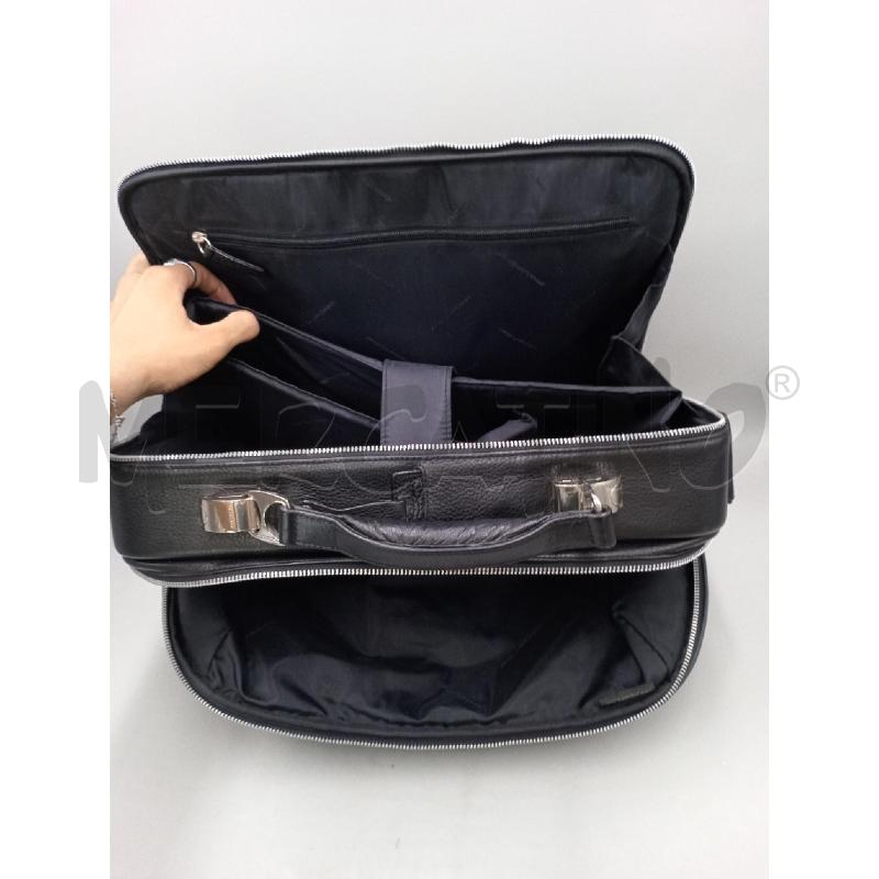 BORSA PIQUADRO NERA PELLE | Mercatino dell'Usato Moncalieri bengasi 5